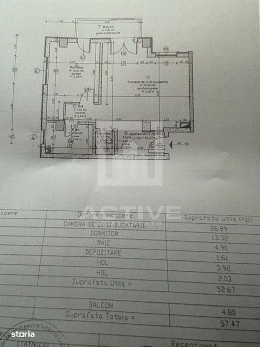 Apartament cu 2 camere || zona Garii
