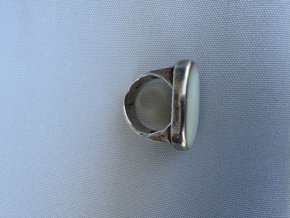 Inel argint si sidef