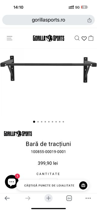 Bara tractiuni profesionala noua Germeny pret promo 250 lei