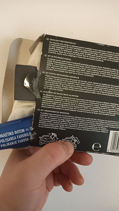 Kit restaurare faruri. Nou