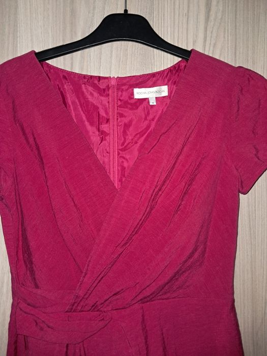 Rochie fete , rosu bordeau