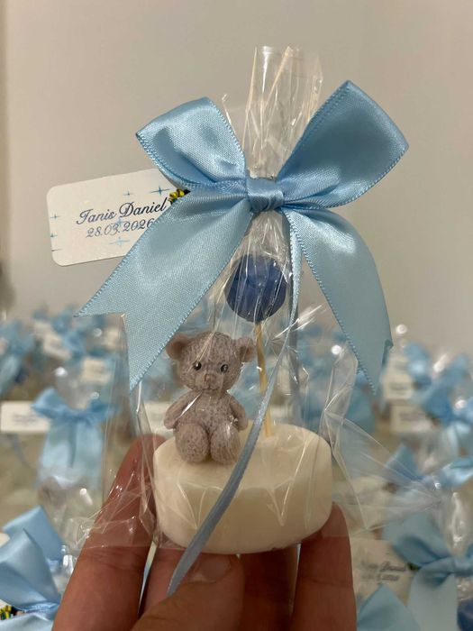 Mărturii botez ursuleț parfumate,  Handmade elegante