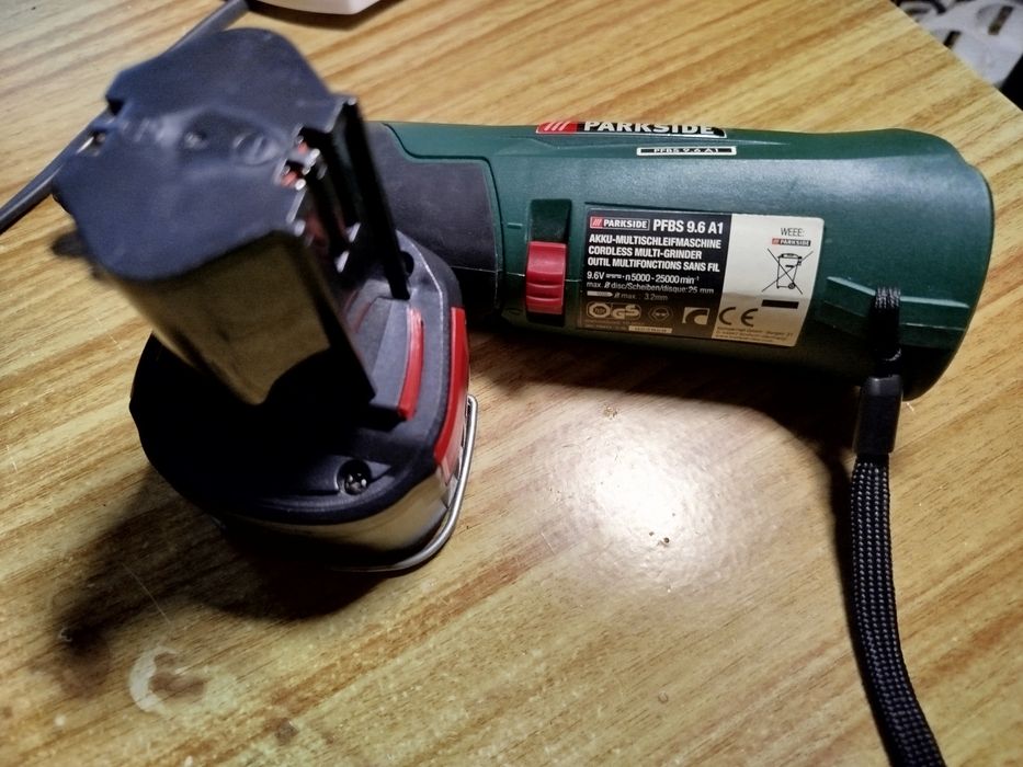 Parkside 9,6V mini șlefuitor