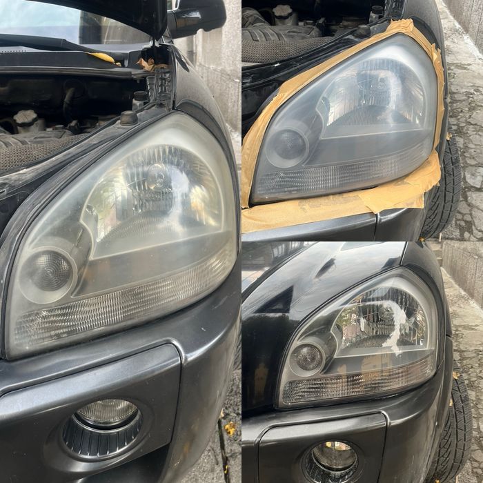 Мобилно полиране на фарове