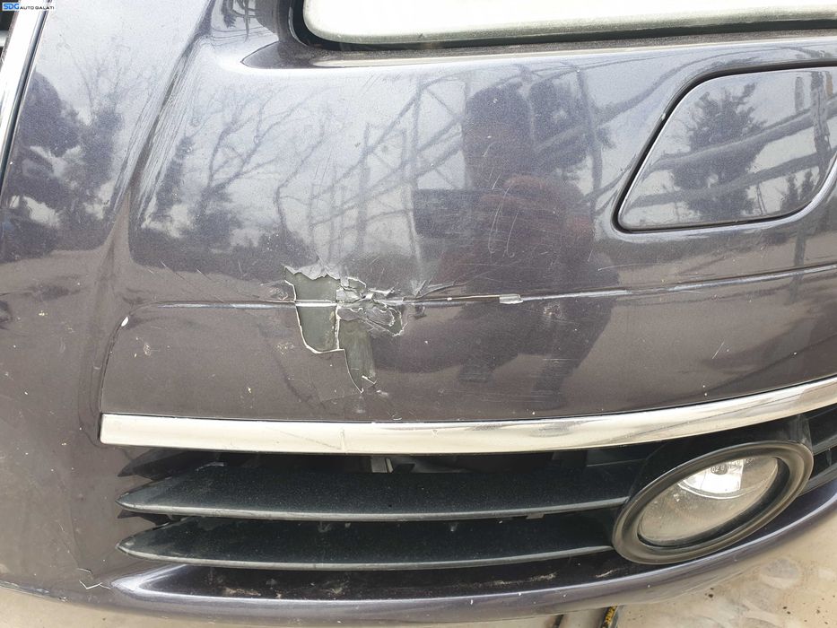Bara Spoiler Fata Goala cu Grila si Emblema cu Defecte Audi A6 C6 NFL Non Facelift 2004 - 2008 Culoare Oyster Grey Met LZ7Q [K8514] [K8515]