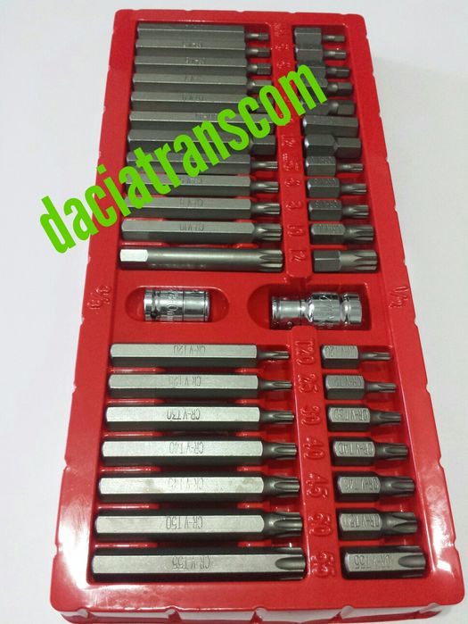 Trusa biti/torx professional 41 piese,set trusa  bits imbusuri 41 pcs