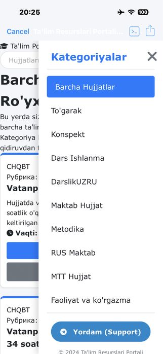 Sayt sotiladi Ta’lim portali