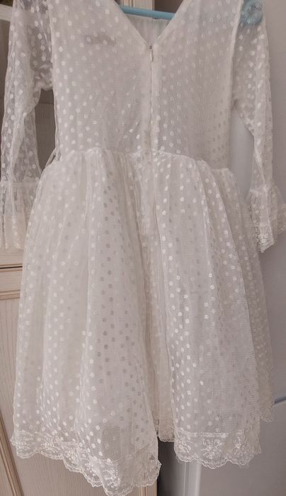 Детское платье снежинка