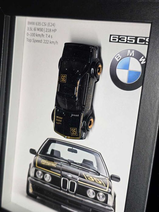 Tablou Decorativ BMW CSi Negru