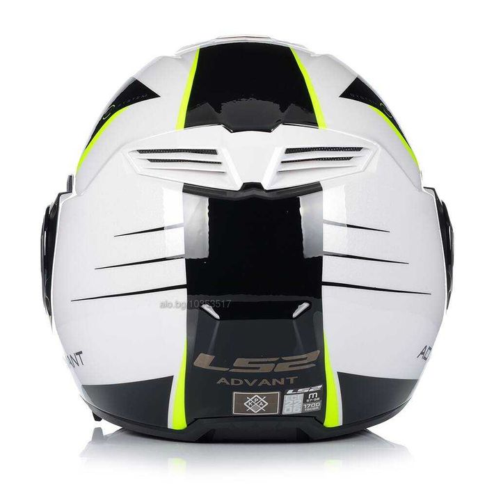 Отваряeмa мото Каска LS2 FF906 ADVANT CODEX WHITE/FLUO,очила