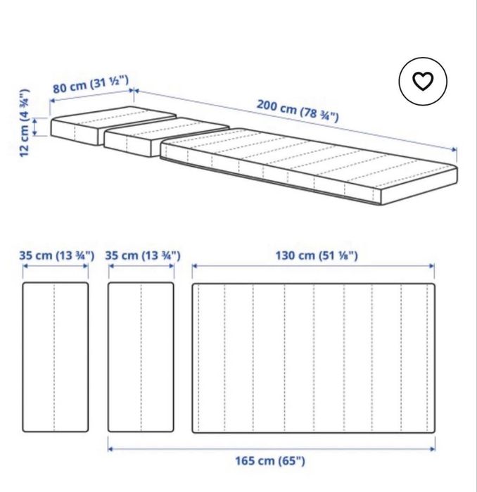 Дестко легло Busunge Ikea
