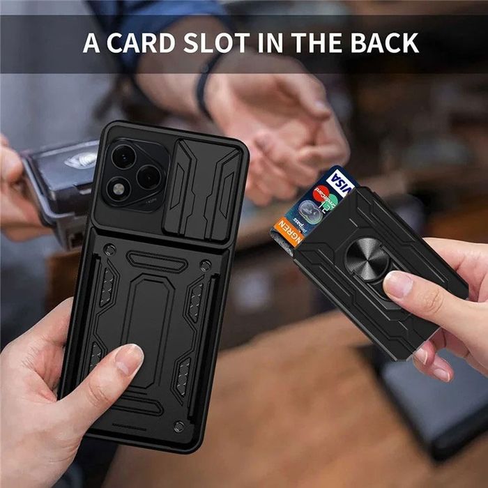 Honor 400 / 400 Lite / CARD SLOT Удароустойчив кейс със слот за карта
