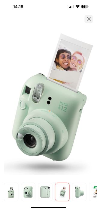 Фотокамера моментальной печати Fujifilm Instax mini 12 зеленый
