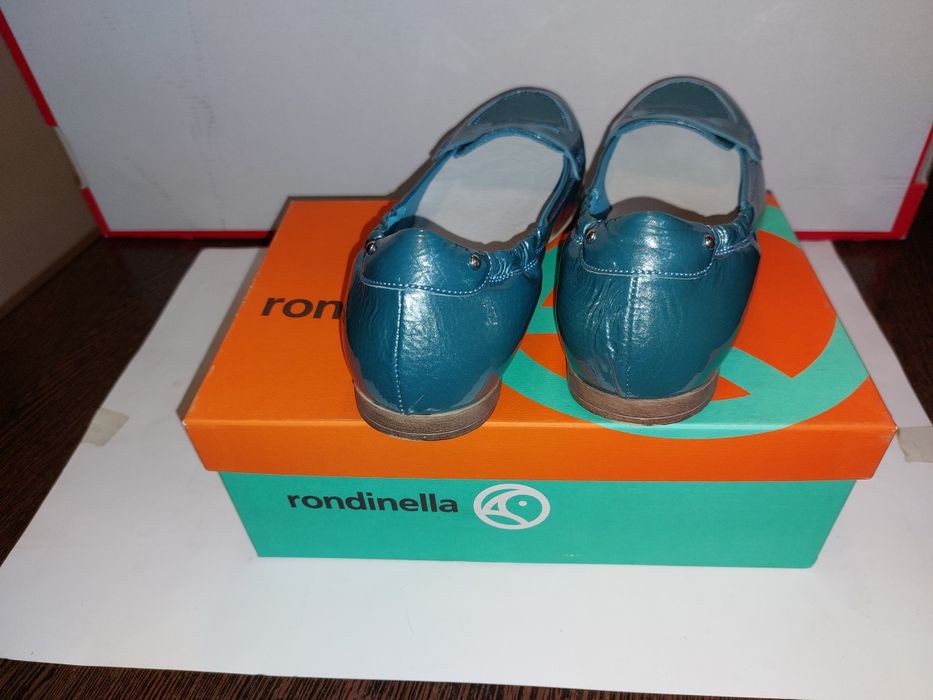 Pantofi nr. 35 piele naturala lacuita, Rondinella - NOI