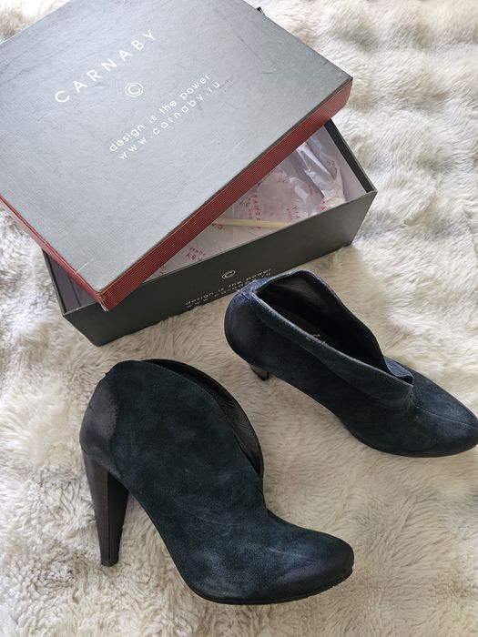 Ботильоны замшевые,CARNABY