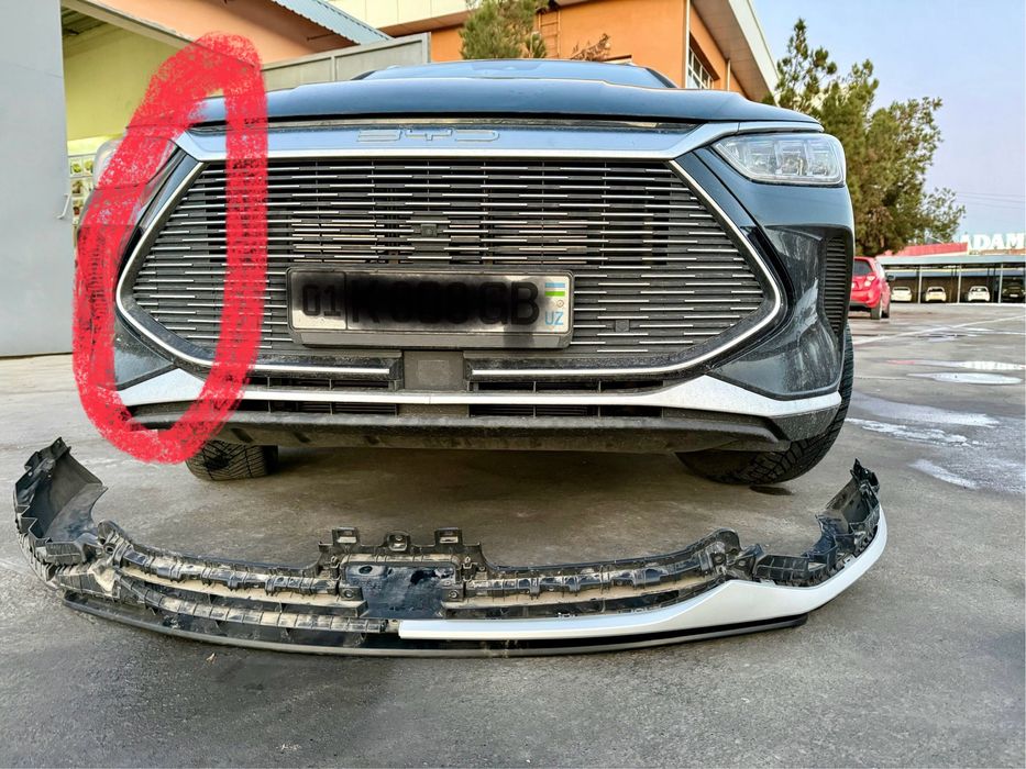 Запчасти для BYD SONG PLUS DM-I гибрид,  передный бампер комплект