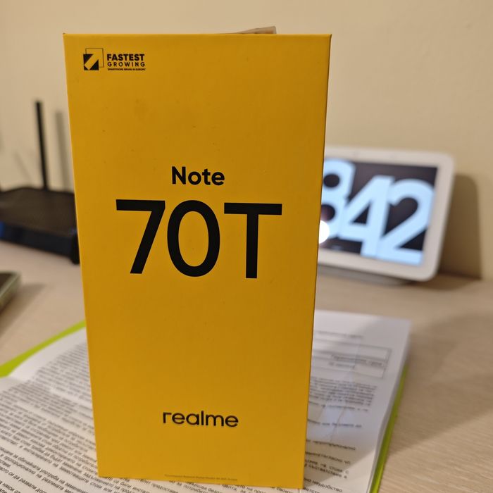 Realme Note 70T black - неотварян, 3 г. Гаранция