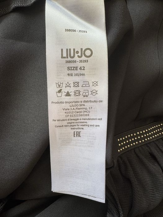 официална черна рокля Liu Jo