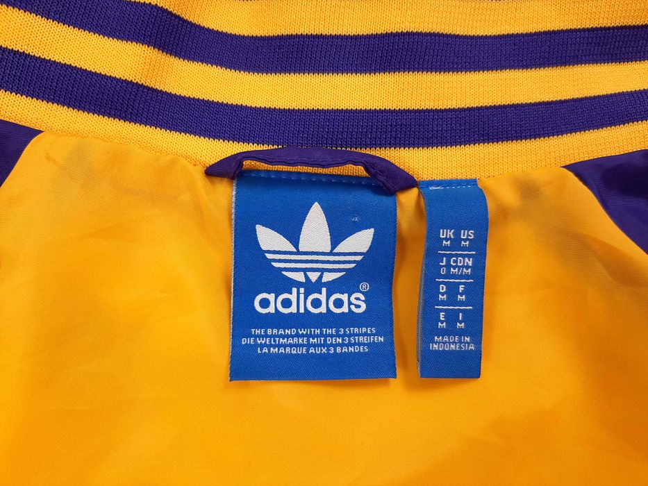 Adidas NBA LA Lakers Satin Bomber - Оригинално мъжко яке размер M