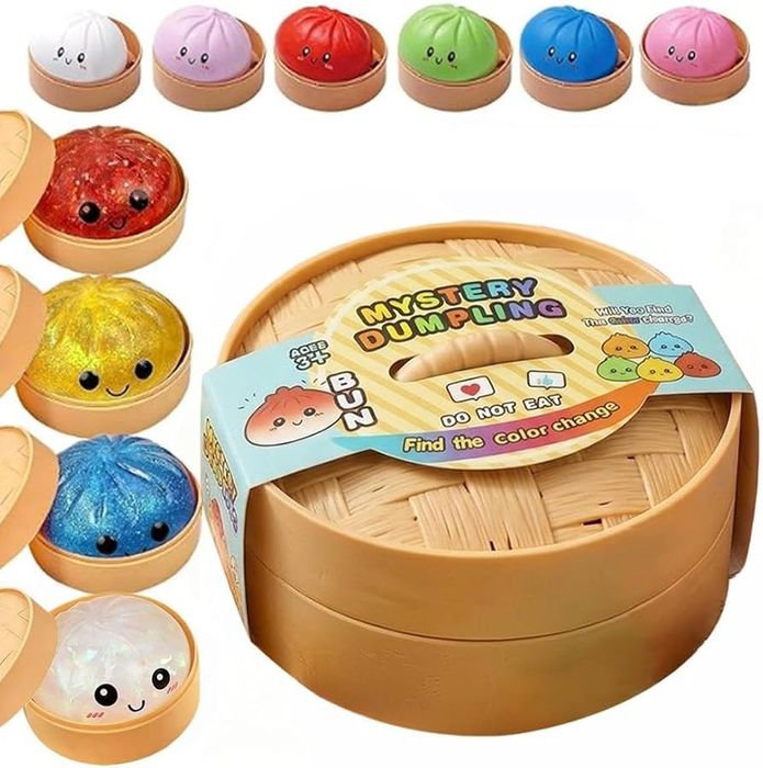 Dumplings Squishy в ОРИГИНАЛНА кутия/Dumpling Дъмплинг Скуиши
