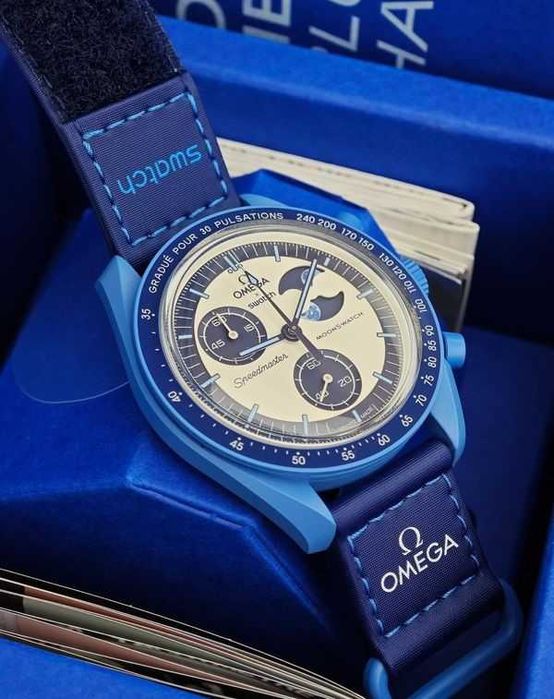 Omega Swatch Mission to the Super Blue Moonphase