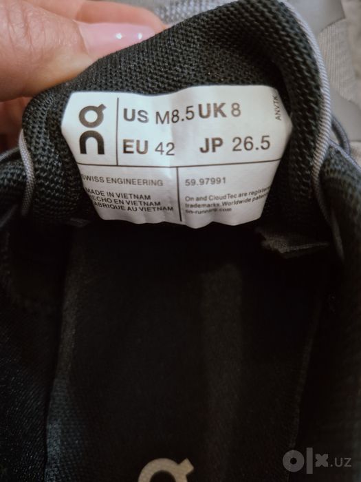 Мужские кроссовки On Cloud Waterproof (Размер 42 / 26.5 см)