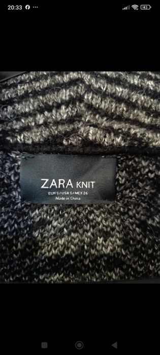 Cardigan lung Gros Zara Kint