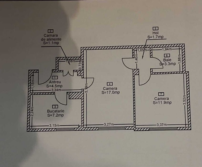 PF – Închiriez apartament 2 camere | Str. Horea, Facultatea de Litere