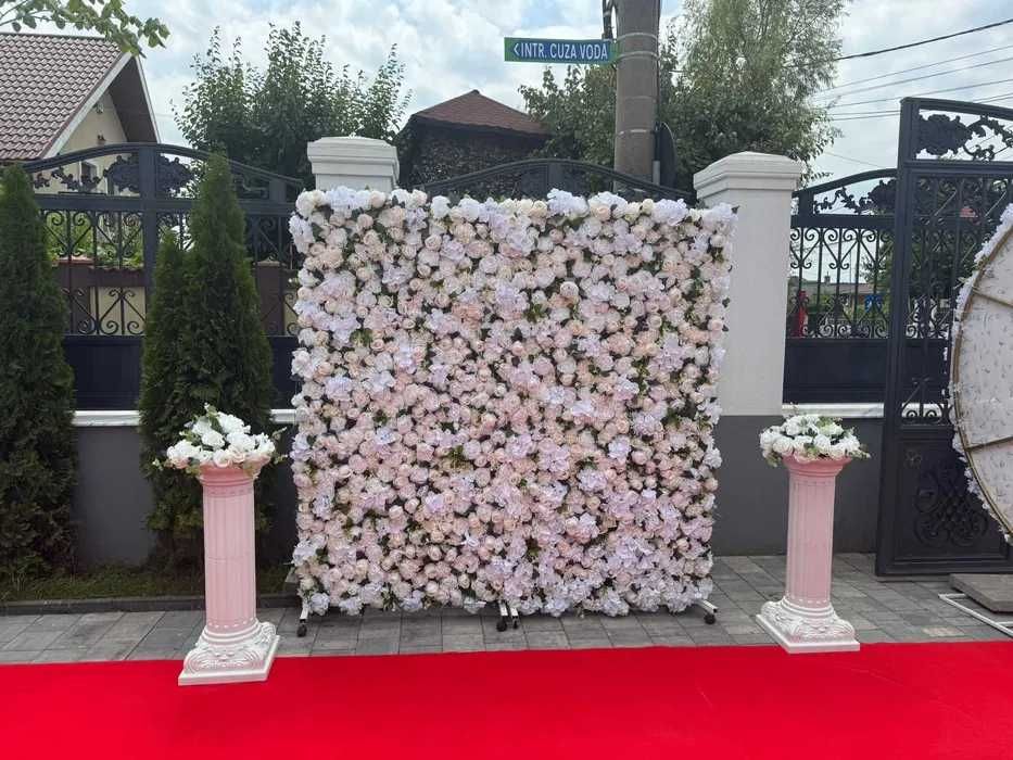 Închirieri Evenimente București-Ilfov | Mese, Scaune, Veselă, Corturi, Panou Floral