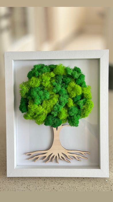 Decoratiuni cu licheni naturali