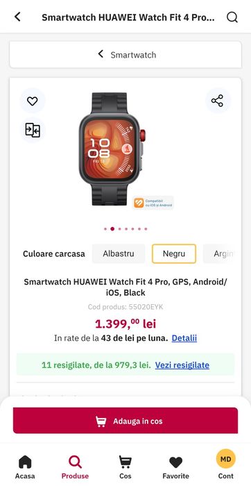 Huawei watch FIT 4 PRO