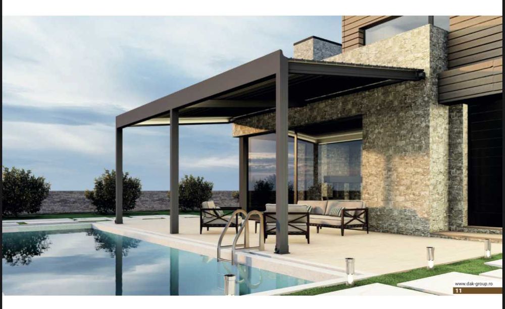 pergole terase inchidere sticle securizata case penthouse uri terase