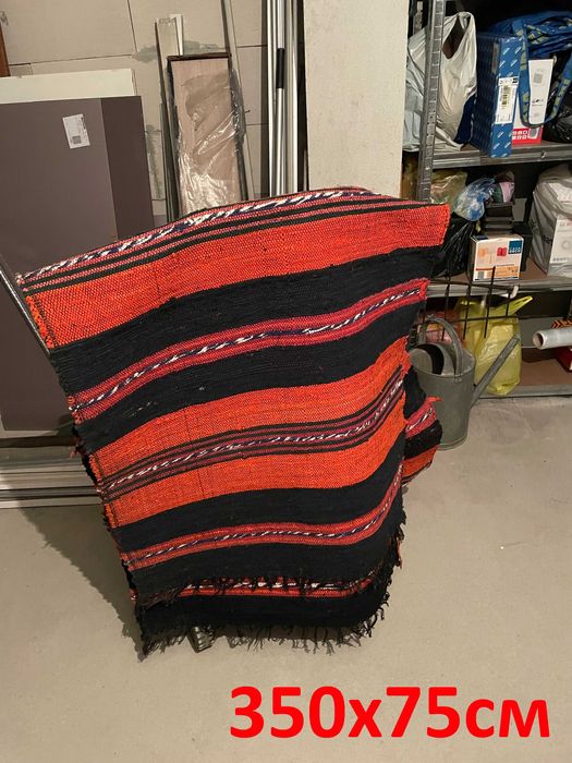 Ръчно тъкани памучни черги - 3бр с различни шарки