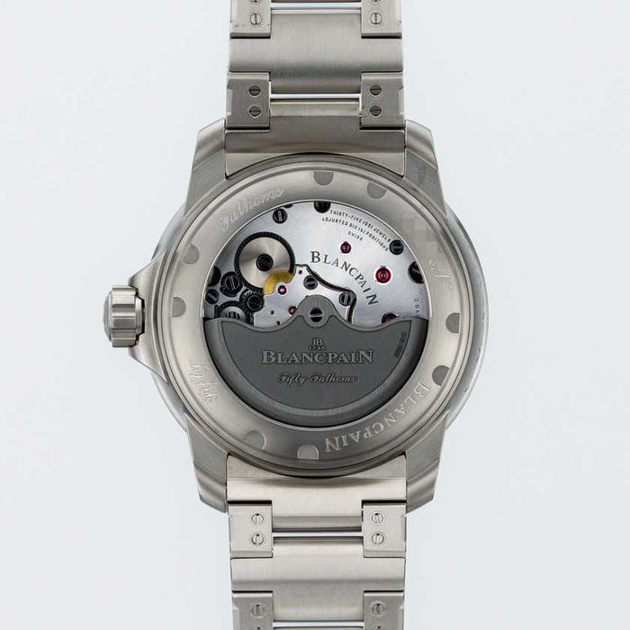 Blancpain Fifty Fathoms Titanium Blue dial 5015 12B40 98B