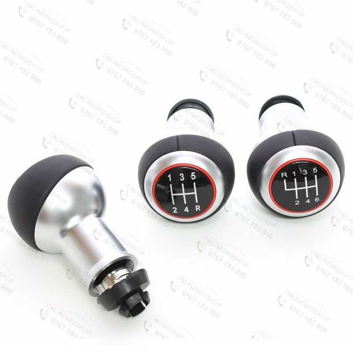 Nuca schimbator piele perforata S-line pt Audi TT, A3, A4 ,A5,A6,Q5