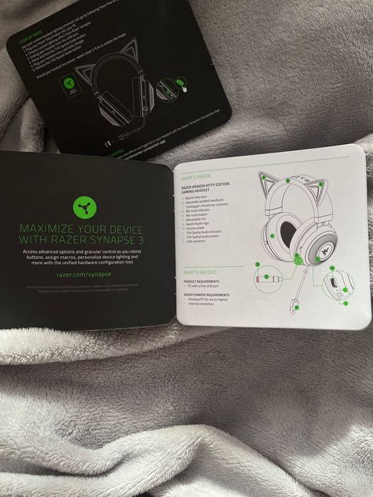 Слушалки Razer Kraken Kitty Edition Gaming Headset (черни)