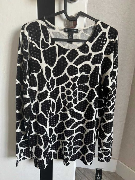 Новая демисезонная кофта с пайетками от International Concepts (США)