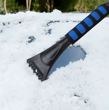 Стъргалка №3993 Универсална стъргалка 2 в 1 с четка за премахване на л