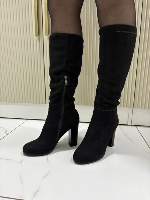 Продам сапоги замша