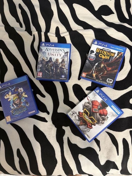 ps4 fat не прошытый с дисками