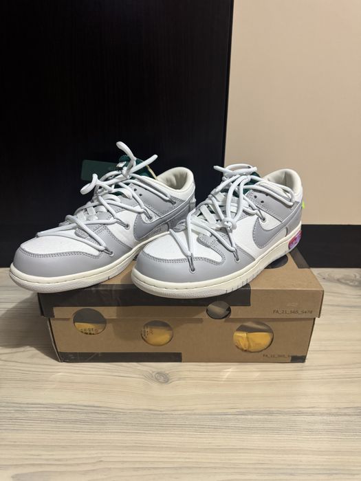 ЧИСТО НОВИ! Nike SB Dunk Off-White Grey