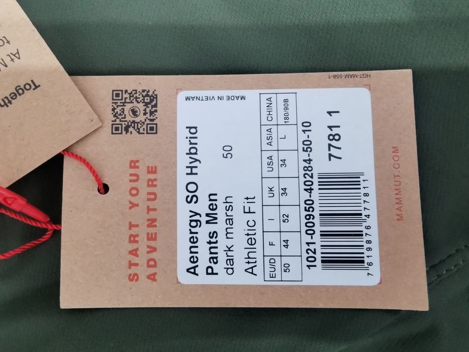 Pantaloni mammut aenergy L