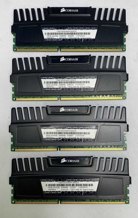 Corsair Vengeance 16GB (4x4GB) DDR3 1600MHz CL9