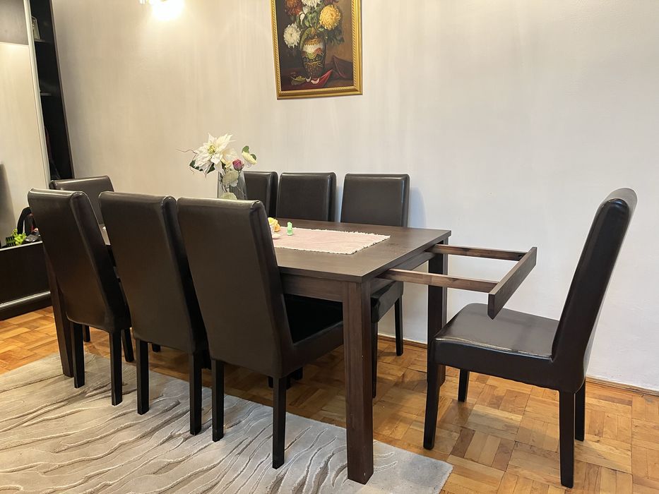 Set de living cu masa si scaune Venetia