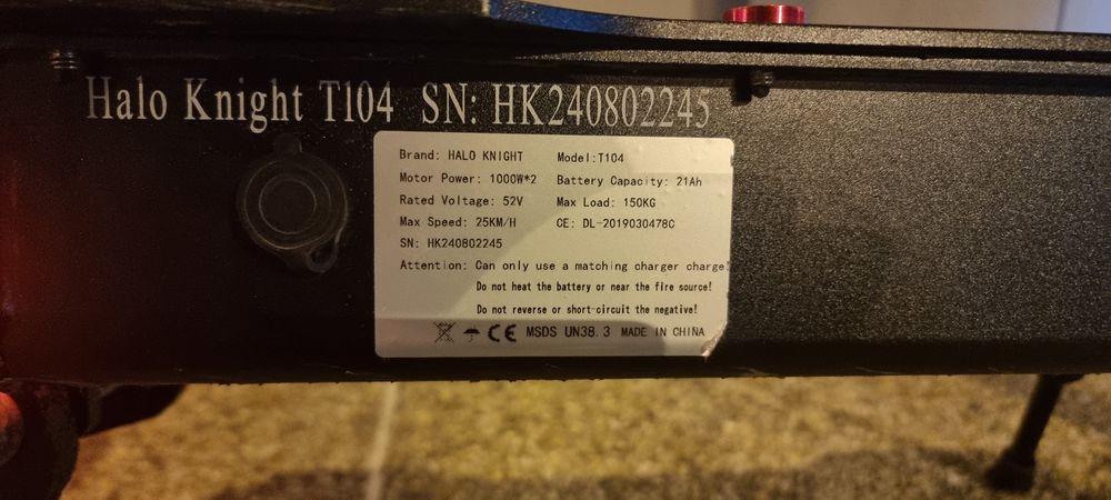 Hope Amanet P6 Trotineta Halo Knight T104