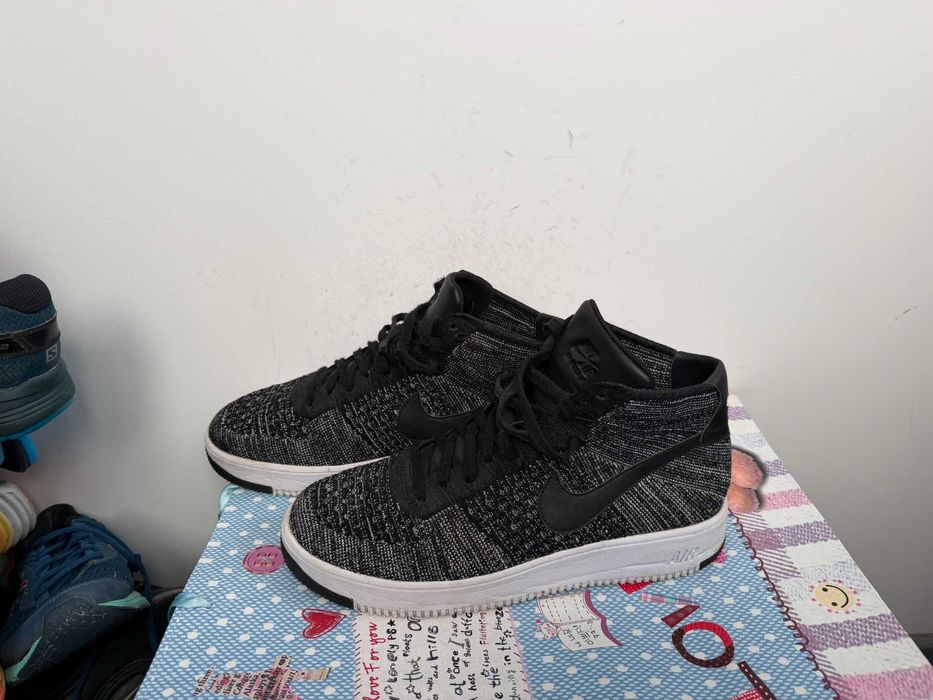 Nike Air Force 1 Ultra Flyknit Mid Oreo''оригинални маратонки 43 номер