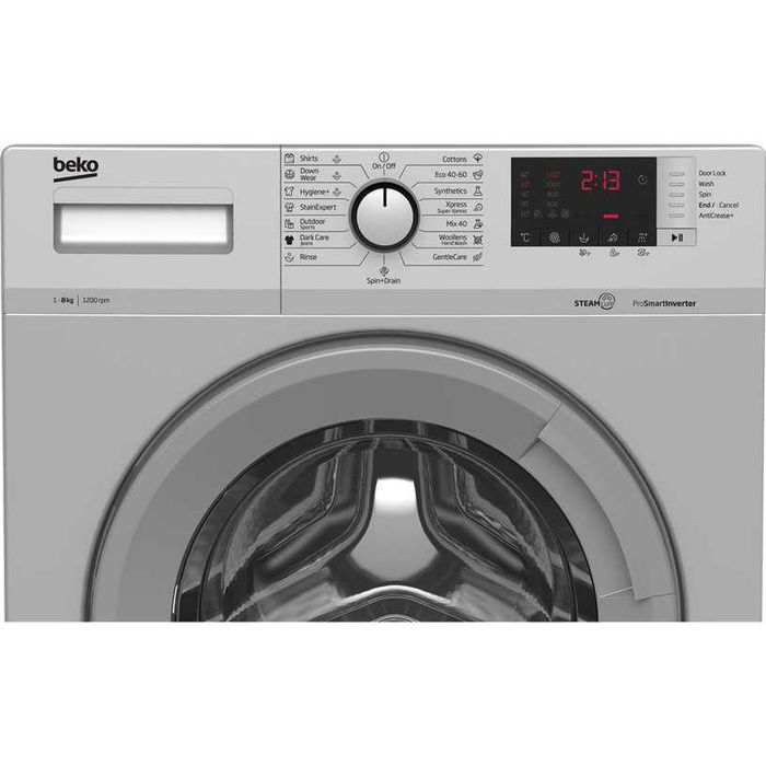 Нова инверторна слим пералня BEKO WUE8612XSS 8 кг