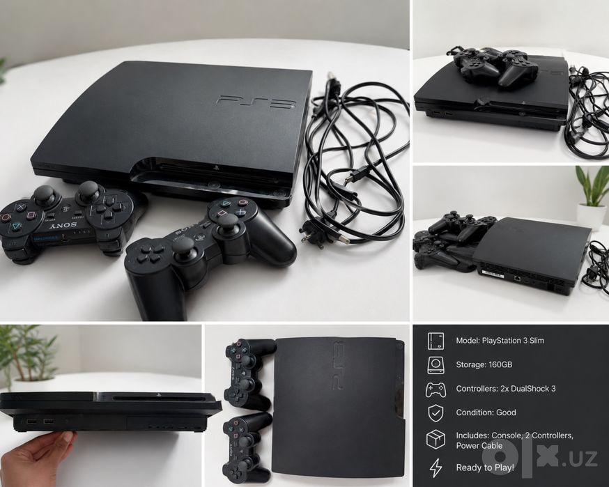 PlayStation 3 Slim 2 ta original joystick bilan