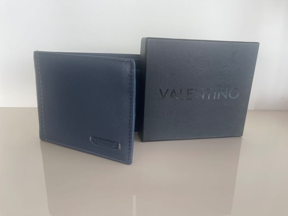 Mъжко портмоне естествена кожа Марио Валентино