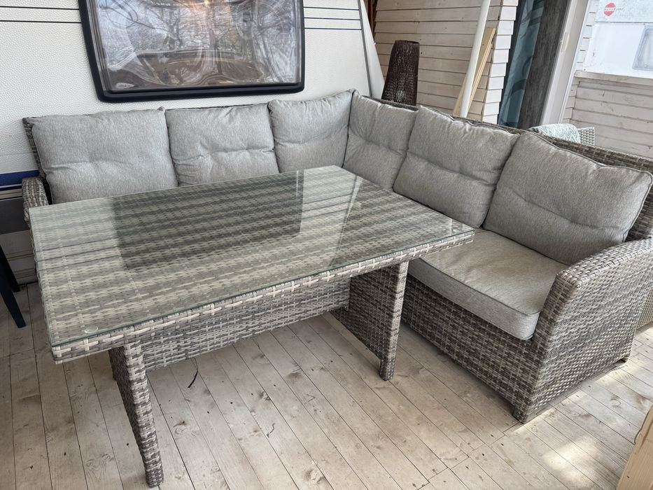 Ратанов градински комплект